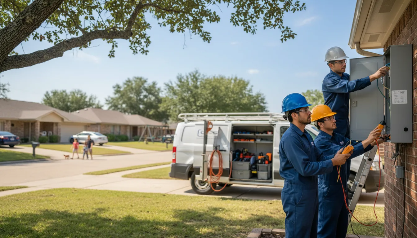 Certified electrician providing emergency electrical services in Ayr, ND